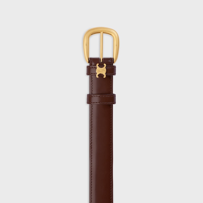 ceinture vivienne moyenne 25 mm en cuir taurillon