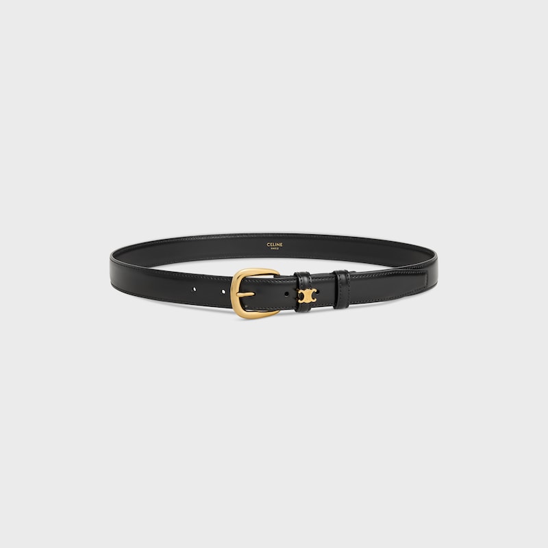 ceinture vivienne moyenne 25 mm en cuir taurillon