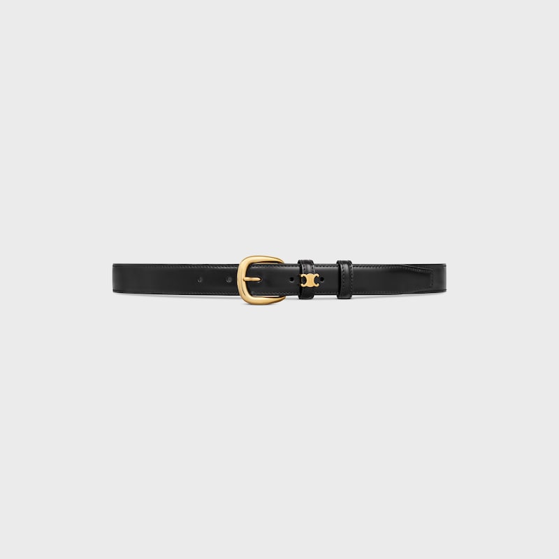 ceinture vivienne moyenne 25 mm en cuir taurillon