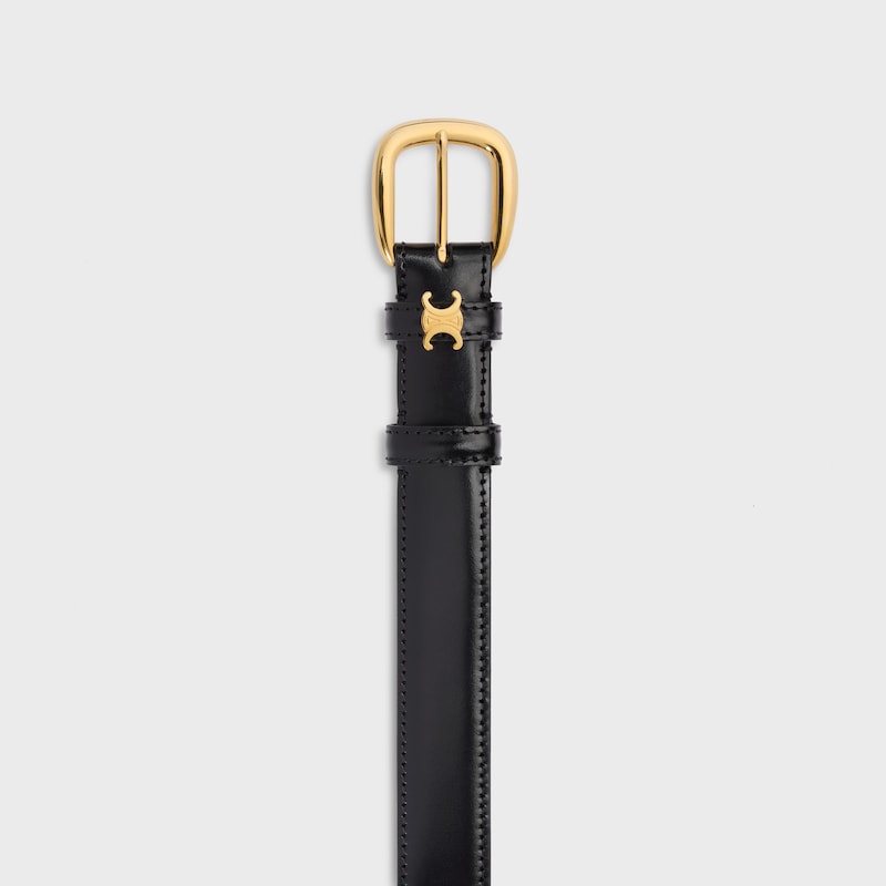 ceinture vivienne moyenne 25 mm en cuir taurillon