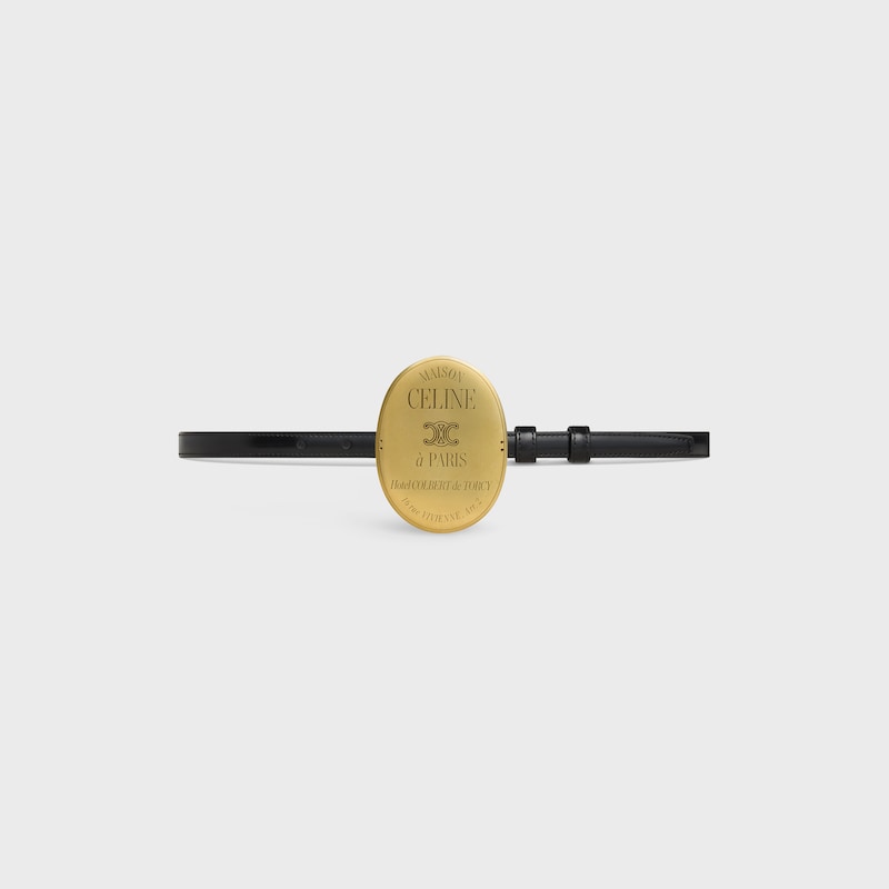 ceinture maison celine 13 mm en cuir taurillon