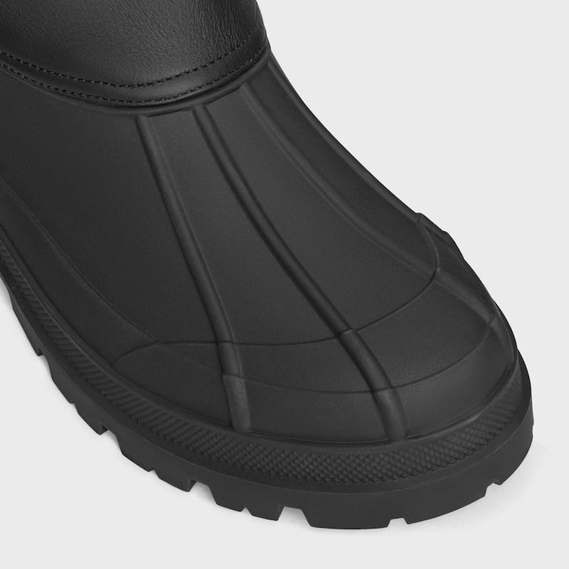 bottes hautes celine riley en nylon et cuir de veau