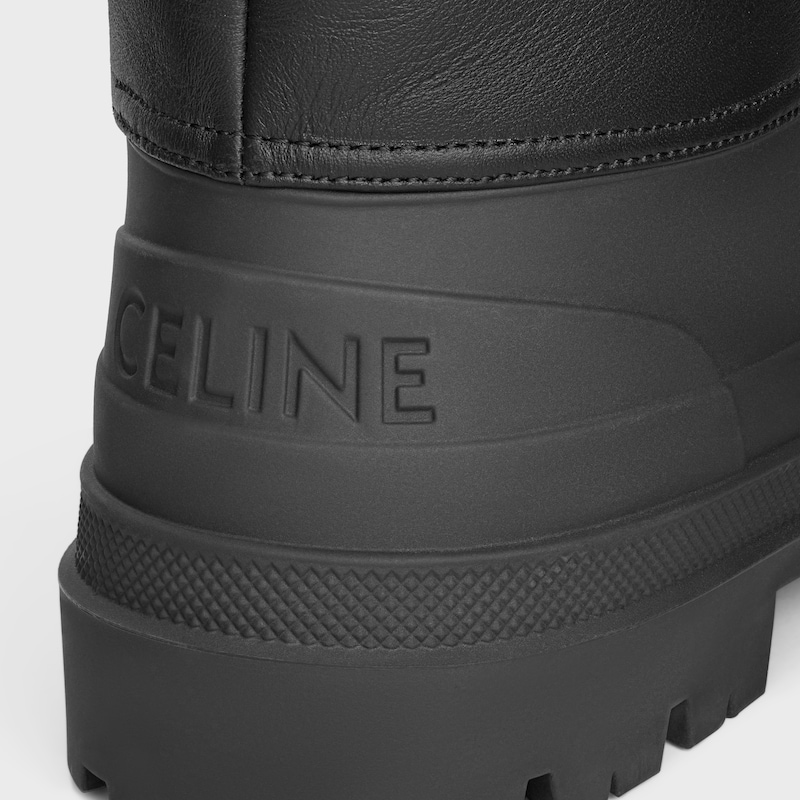 bottes hautes celine riley en nylon et cuir de veau