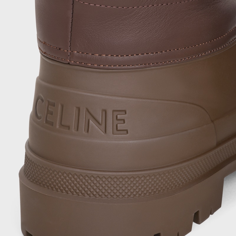 bottes hautes celine riley en nylon et cuir de veau