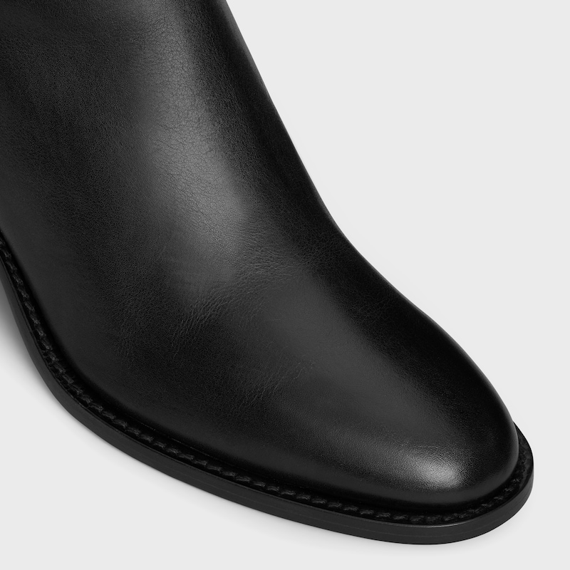 bottes À brides celine garance triomphe en cuir de veau