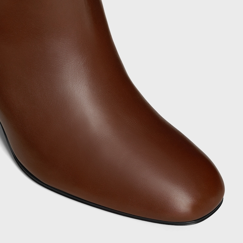 botte haute iconique en cuir de veau