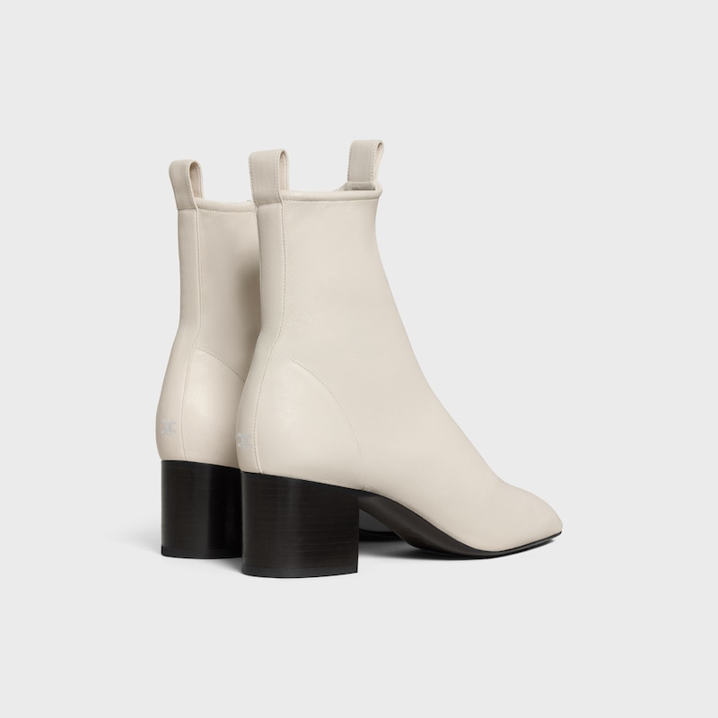 cheri - botte À fermeture Éclair en cuir dagneau extensible
