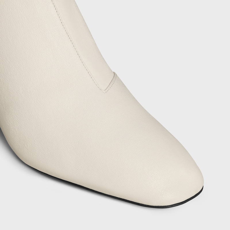 cheri - botte À fermeture Éclair en cuir dagneau extensible