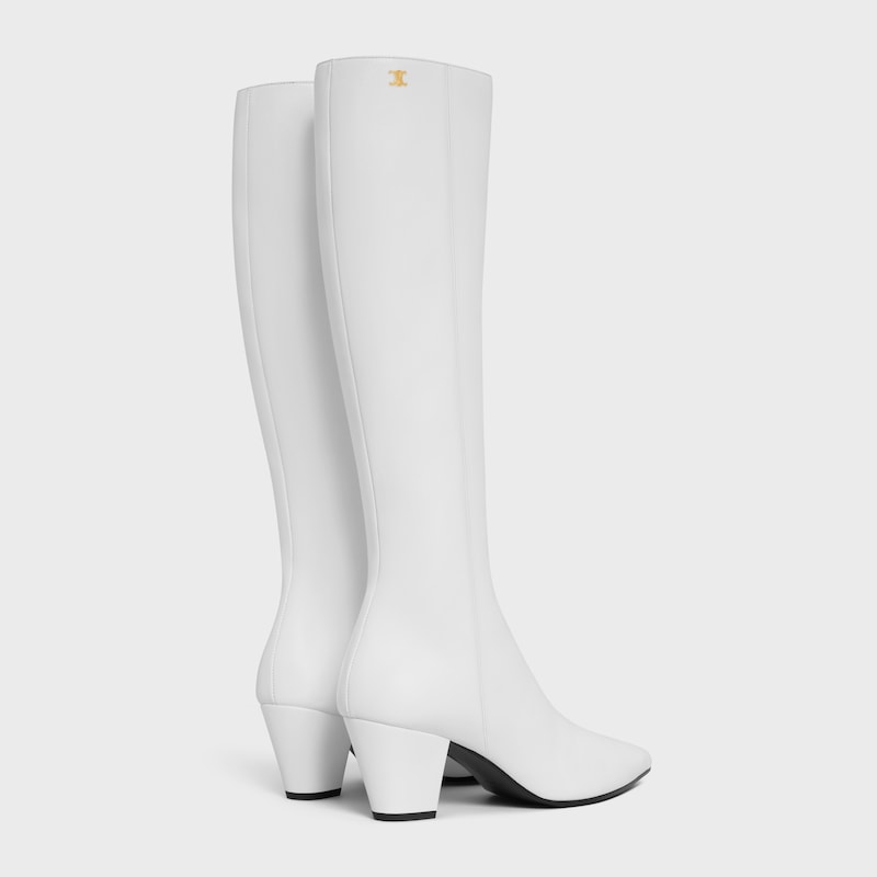 bottes hautes en peau dagneau