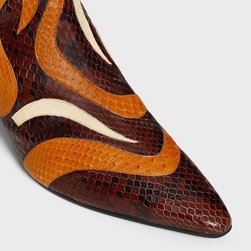 scÈne - bottes hautes en patchwork python