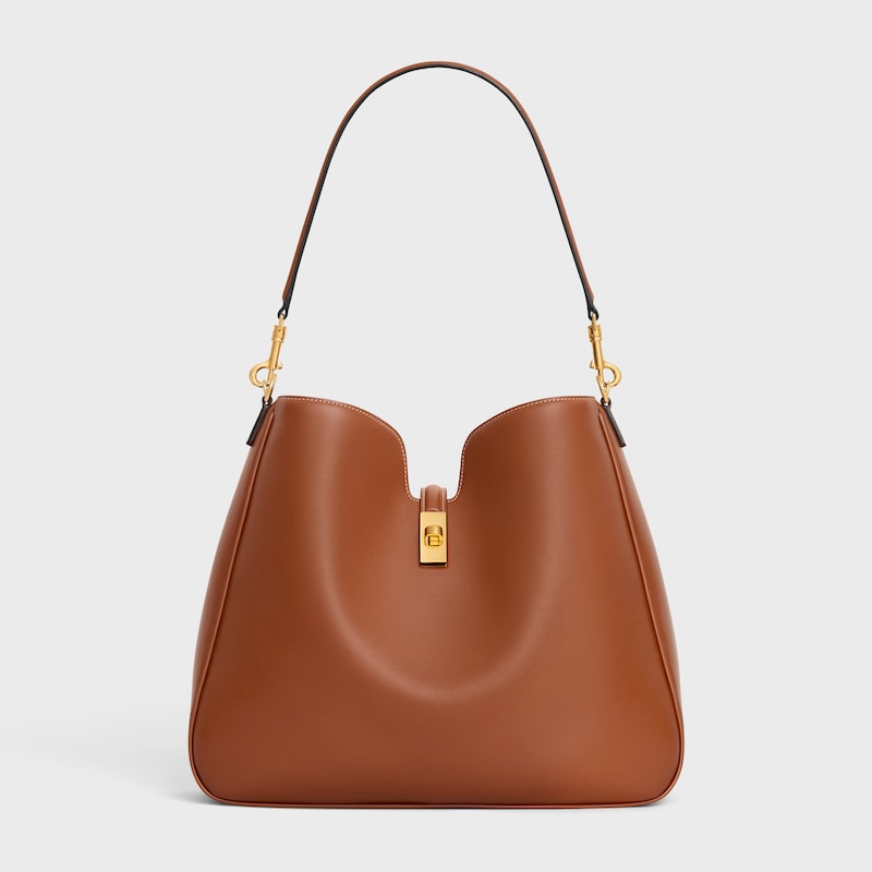 sac souple camille 16 moyen en cuir de veau lisse