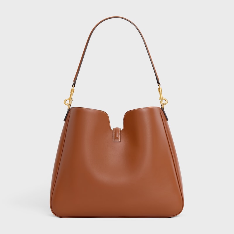 sac souple camille 16 moyen en cuir de veau lisse