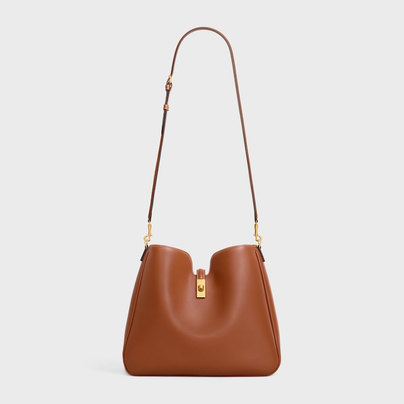 sac souple camille 16 moyen en cuir de veau lisse
