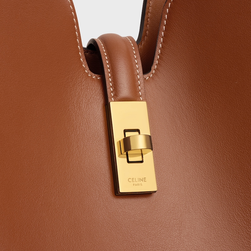 sac souple camille 16 moyen en cuir de veau lisse