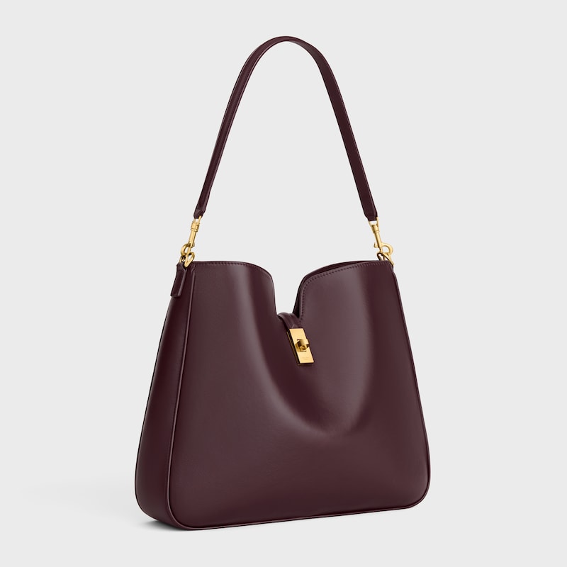sac souple camille 16 moyen en cuir de veau lisse