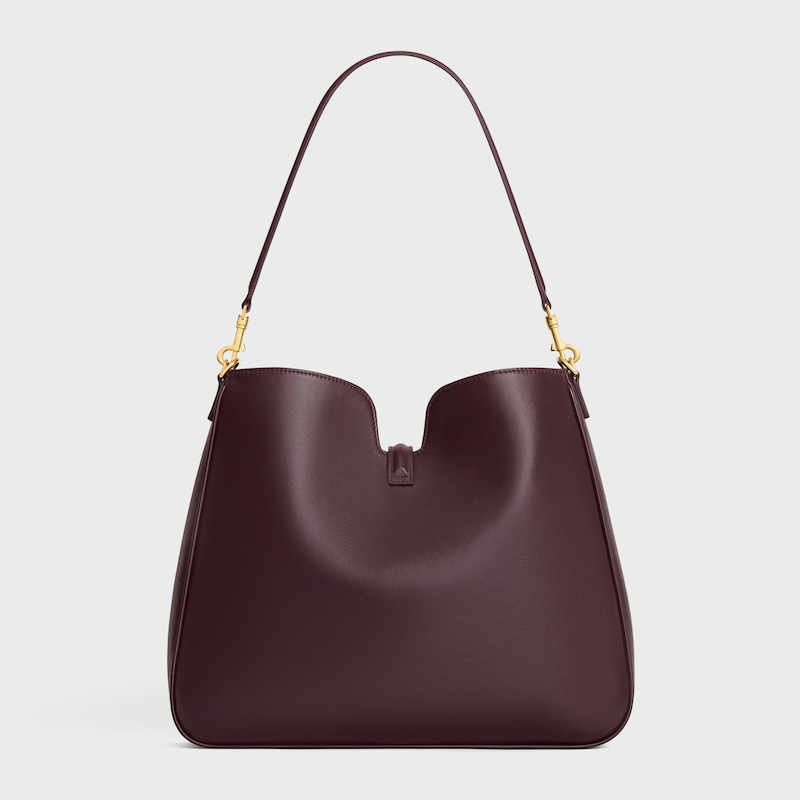 sac souple camille 16 moyen en cuir de veau lisse