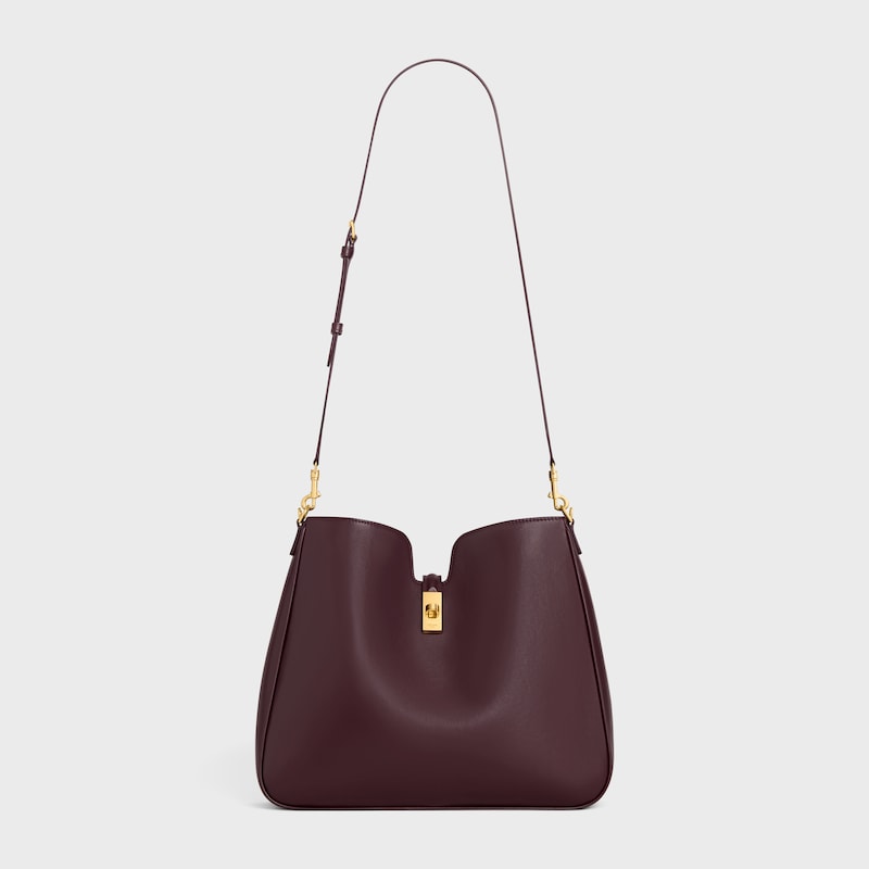 sac souple camille 16 moyen en cuir de veau lisse