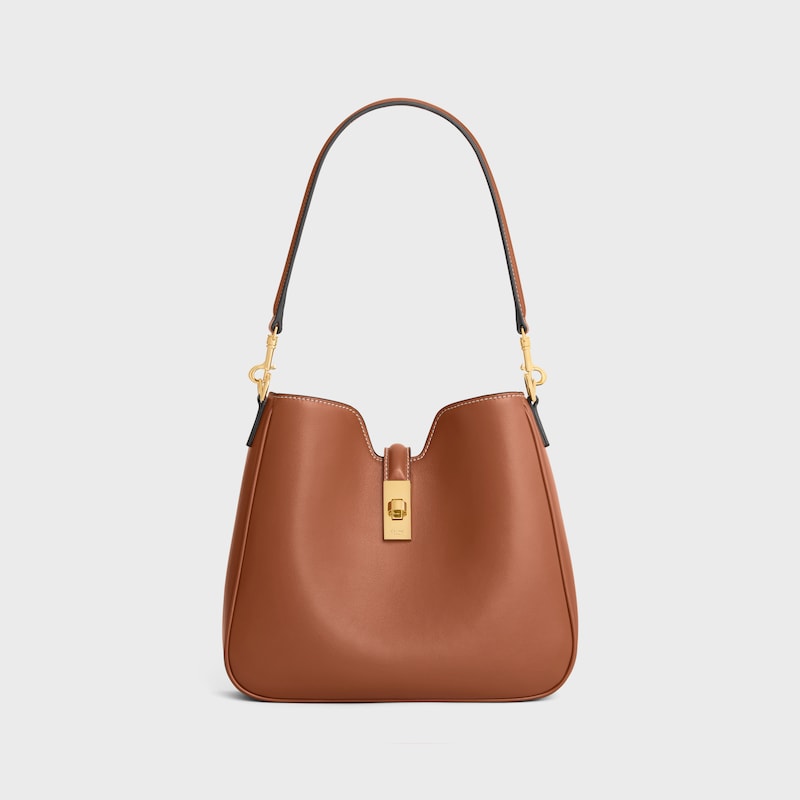 petit sac souple camille 16 en cuir de veau lisse