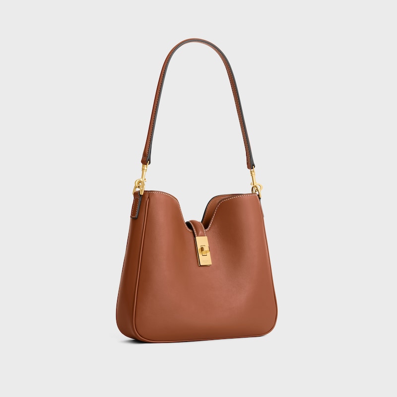 petit sac souple camille 16 en cuir de veau lisse
