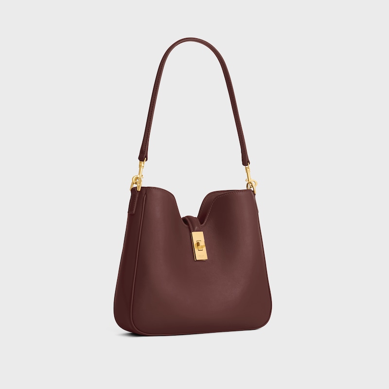 petit sac souple camille 16 en cuir de veau lisse