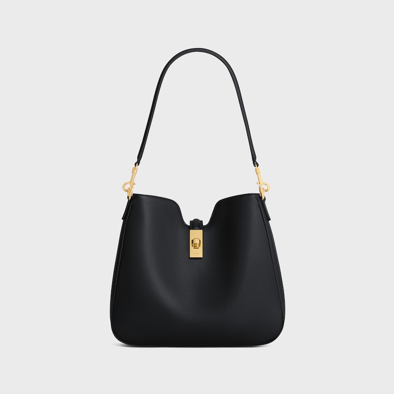 petit sac souple camille 16 en cuir de veau lisse