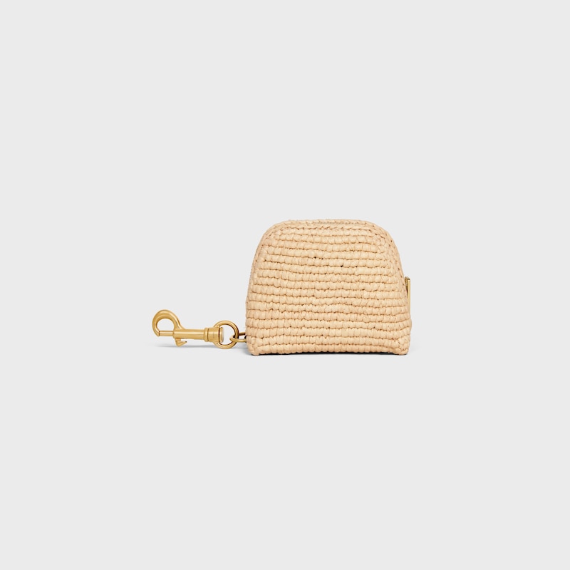 micro triomphe charm en raffia