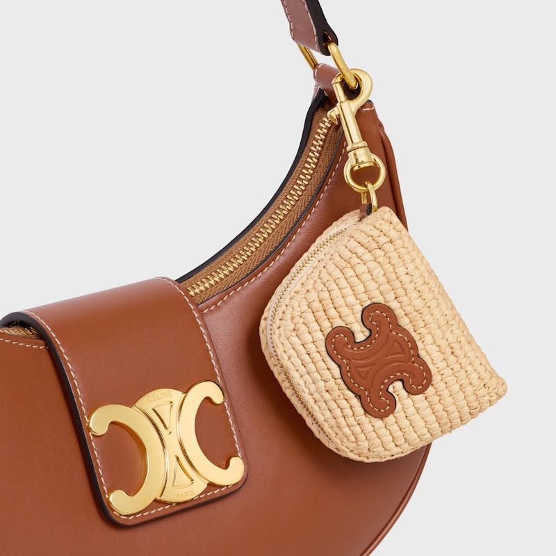 micro triomphe charm en raffia
