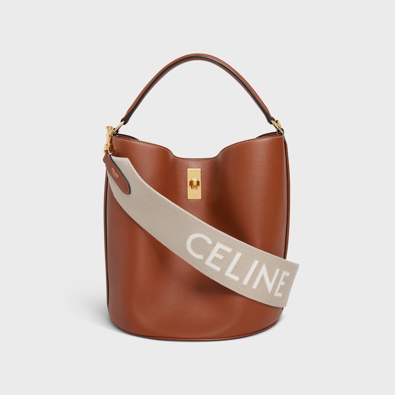 bretelles courtes en laine jacquard celine avec finitions dorées