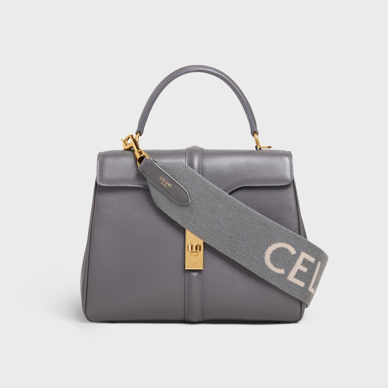 bretelles courtes en laine avec jacquard céline