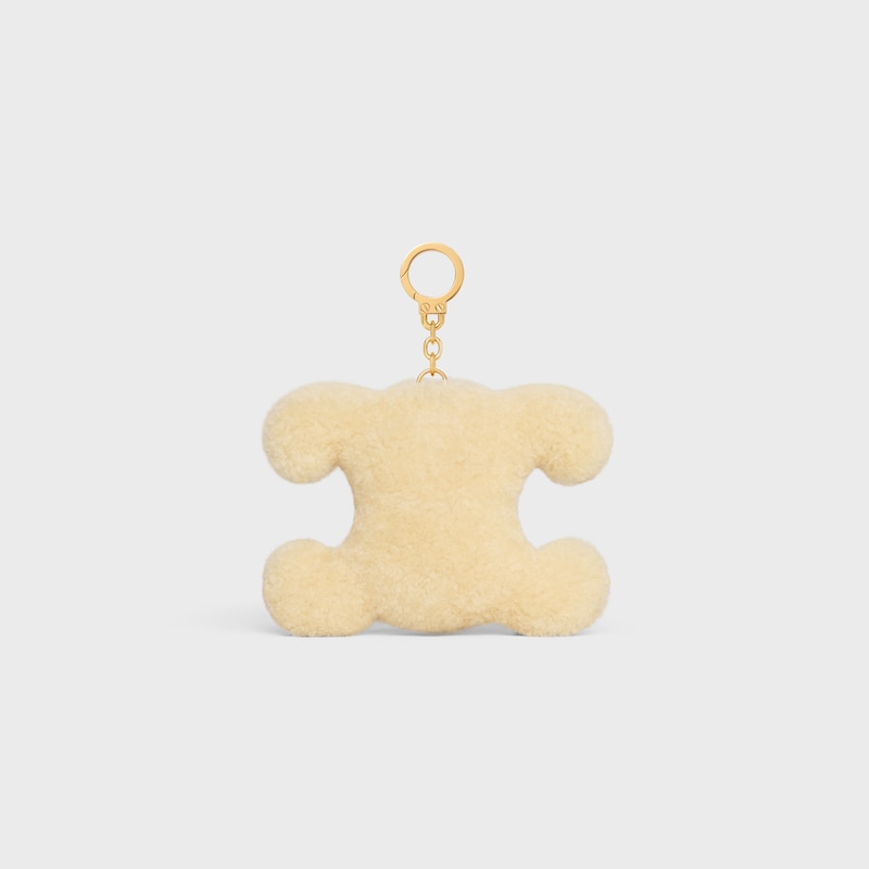 triomphe pom-pom charm pomme en mouton et veau