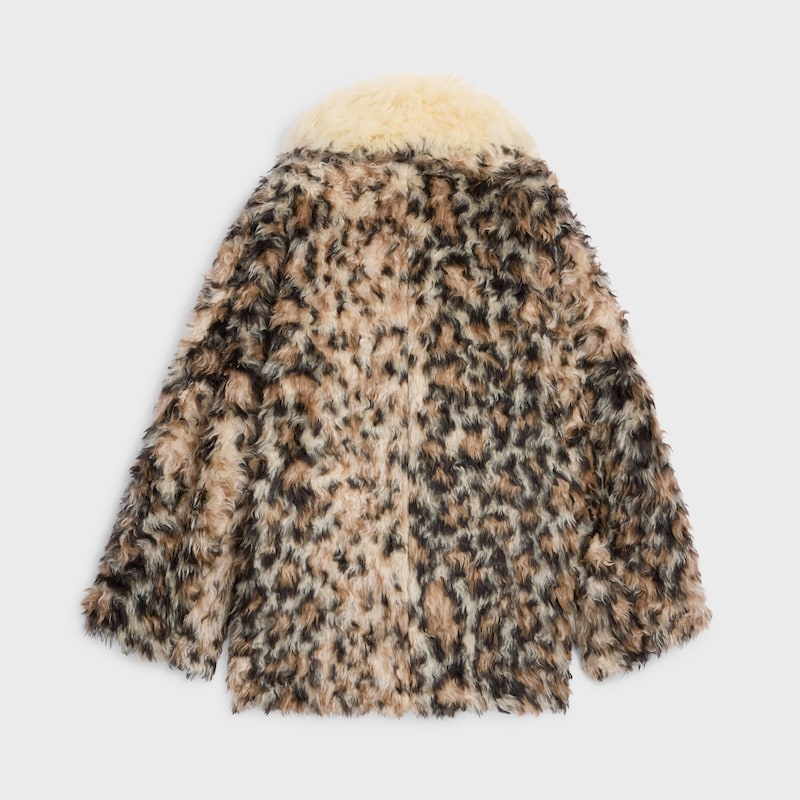 manteau en mohair alpaga
