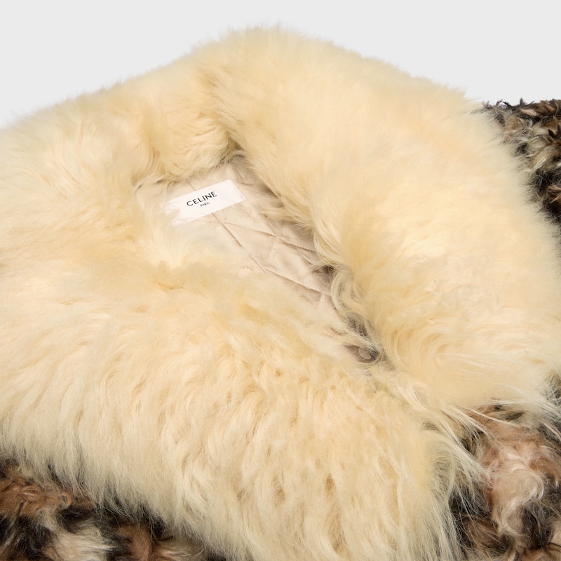 manteau en mohair alpaga