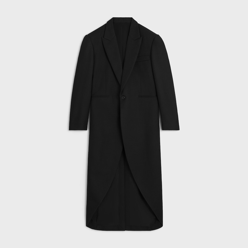 manteau tailleur en feutre de laine