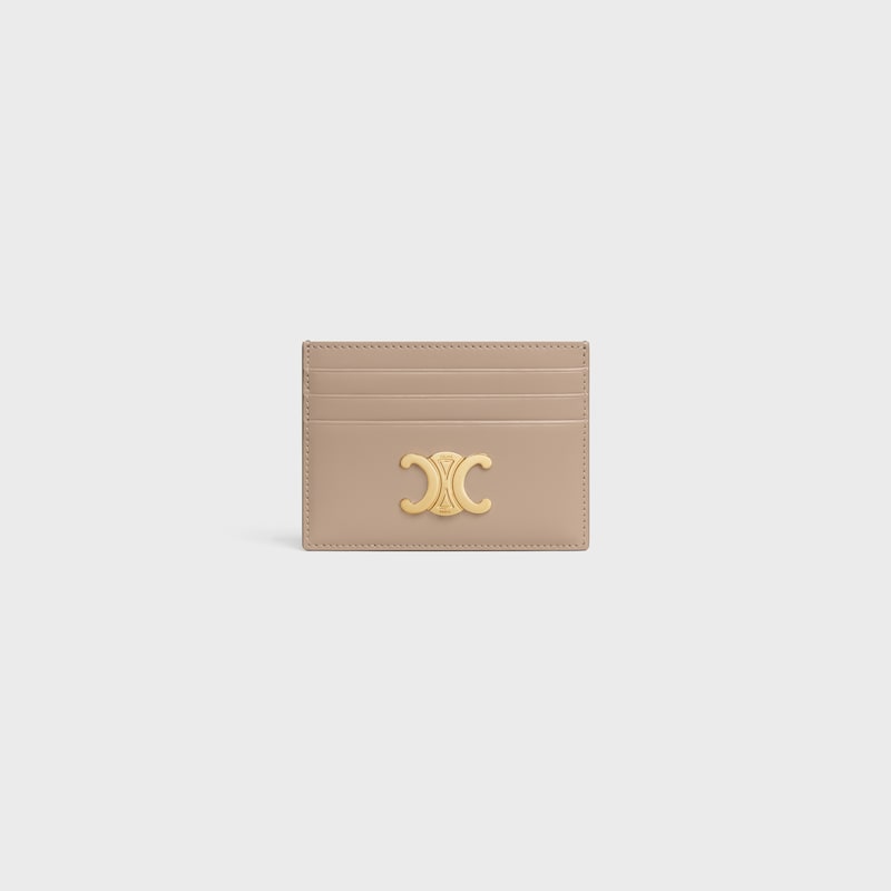 porte-cartes triomphe en cuir de veau vieux