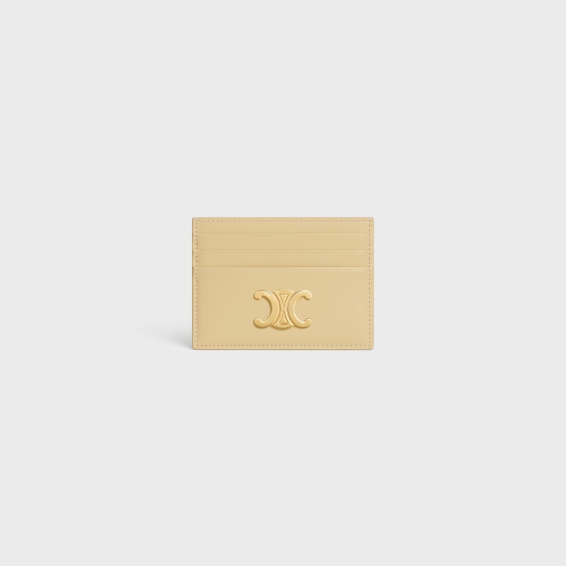 porte-cartes triomphe en cuir de veau vieux