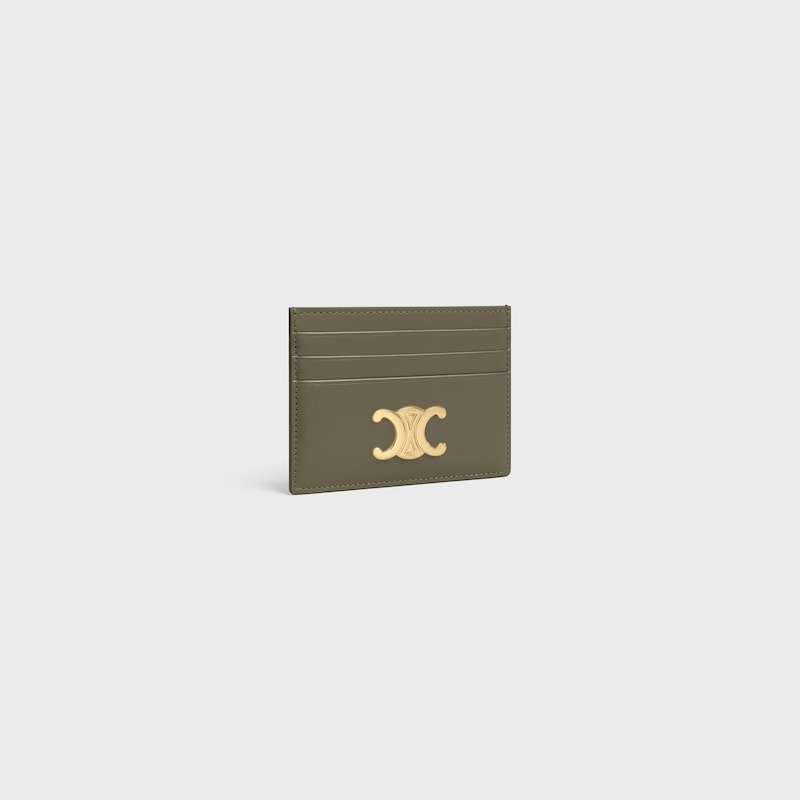porte-cartes triomphe en cuir de veau vieux