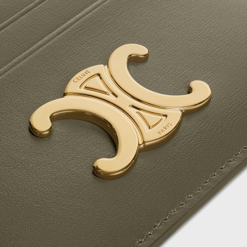 porte-cartes triomphe en cuir de veau vieux