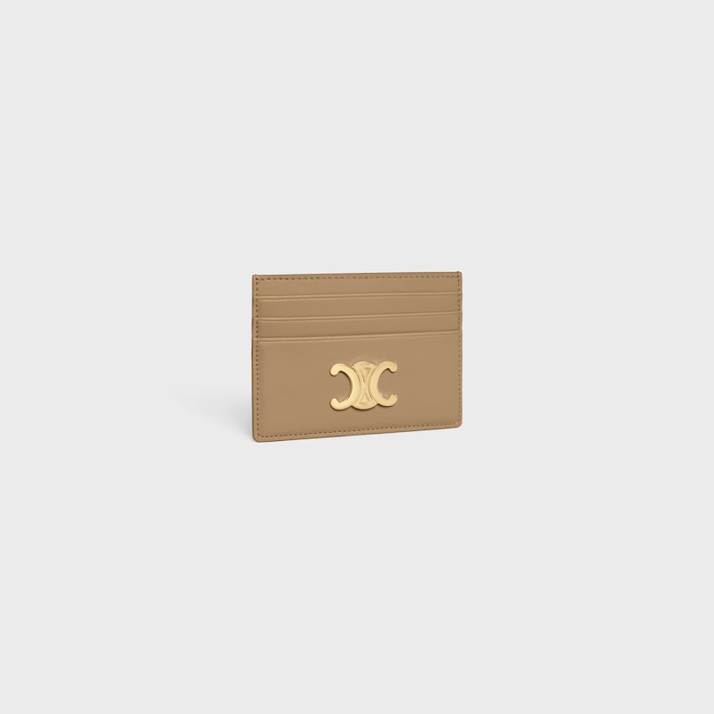 porte-cartes triomphe en cuir de veau vieux