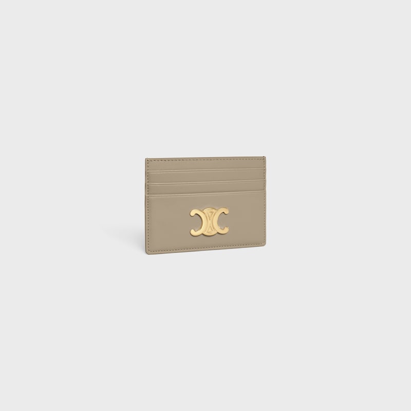 porte-cartes triomphe en cuir de veau vieux
