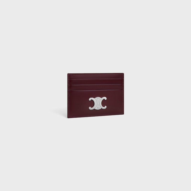 porte-cartes triomphe en cuir de veau vieux