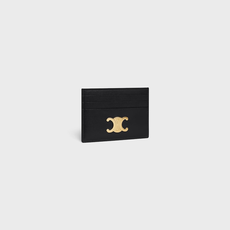 porte-cartes triomphe en cuir de veau vieux