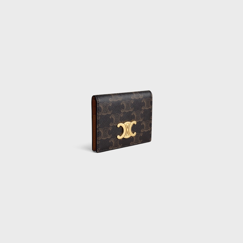 porte-cartes À deux volets en toile triomphe