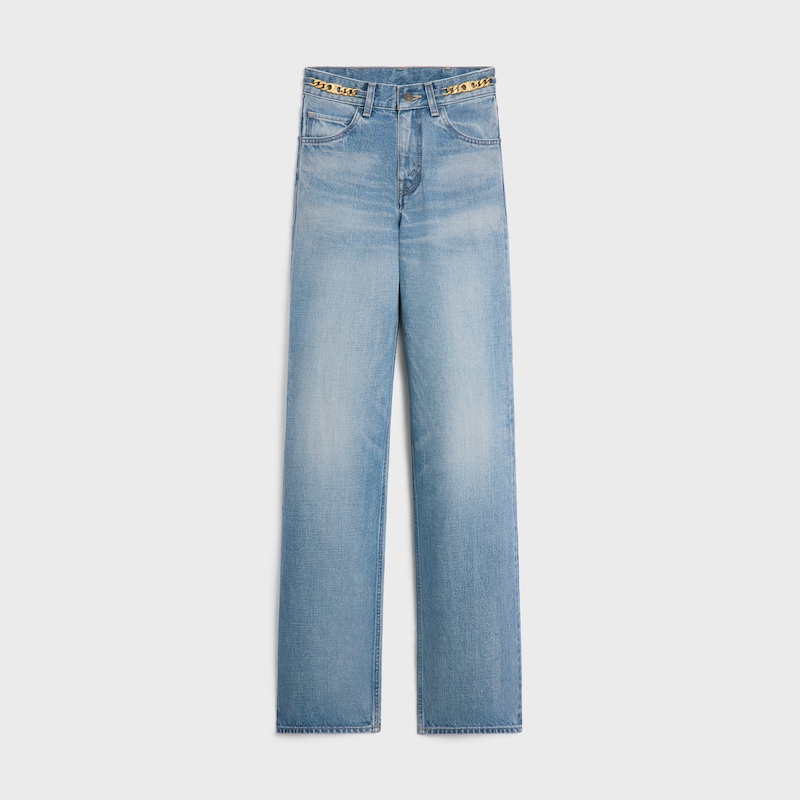 jean chaton en denim délavé pismo