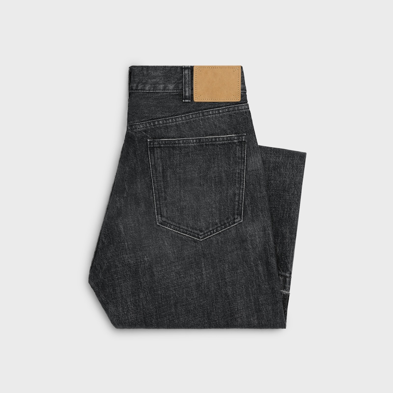 jean wesley en denim délavé black ice rinse