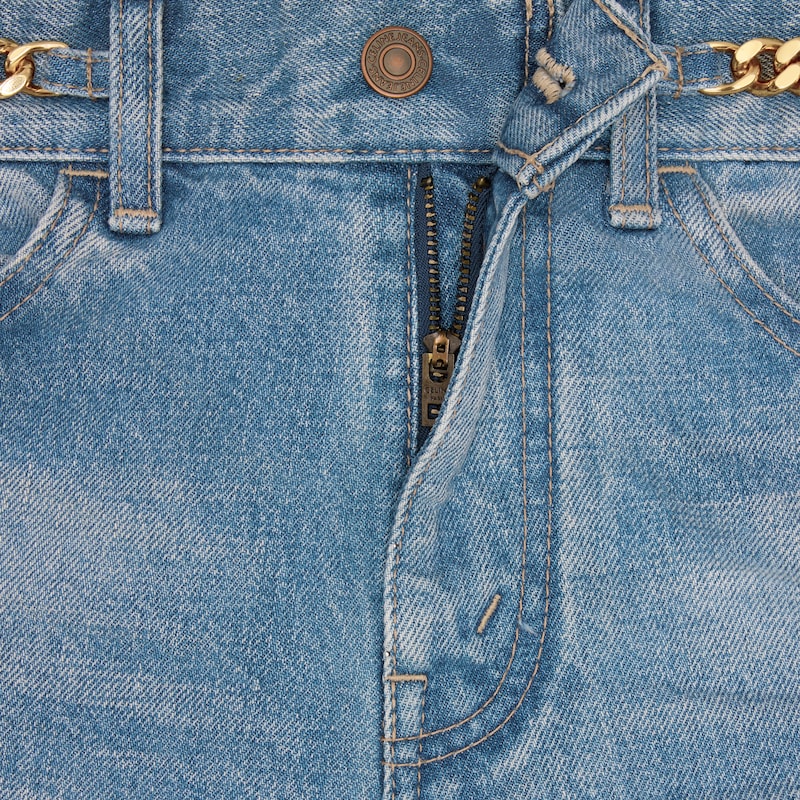 jeans kitty en denim dÉlavÉ pismo