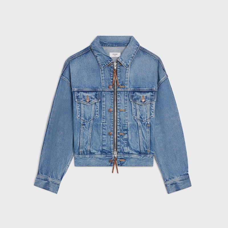 veste de camionnier en jean