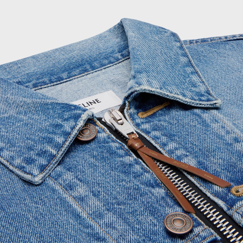 veste de camionnier en jean