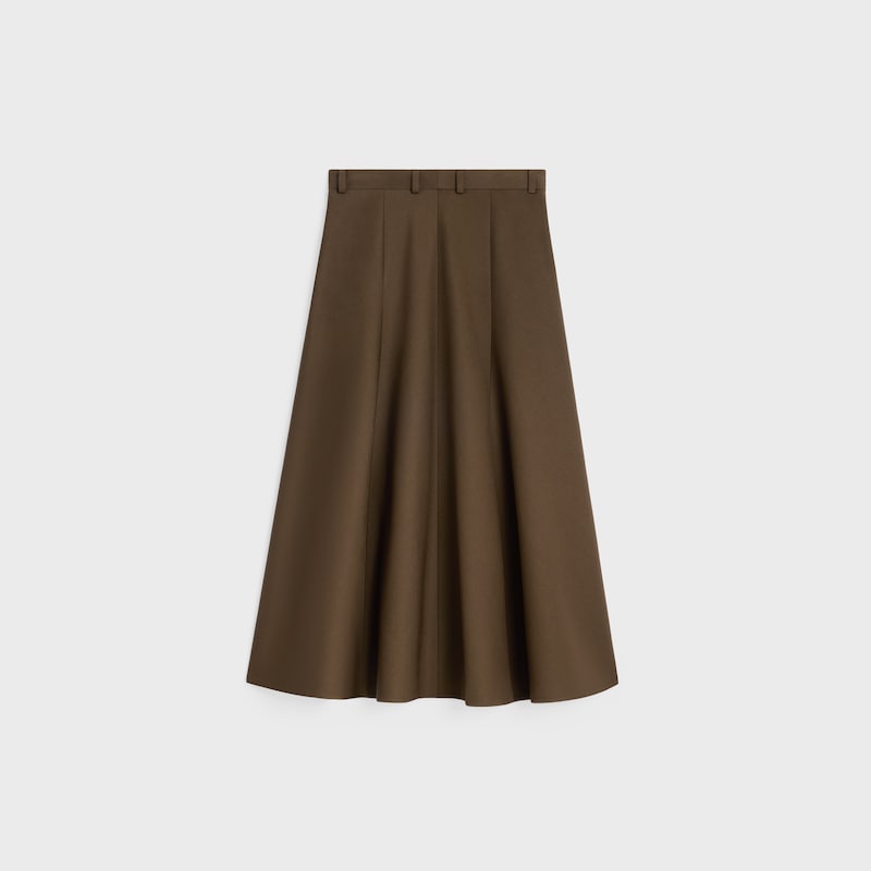 jupe en gabardine de coton