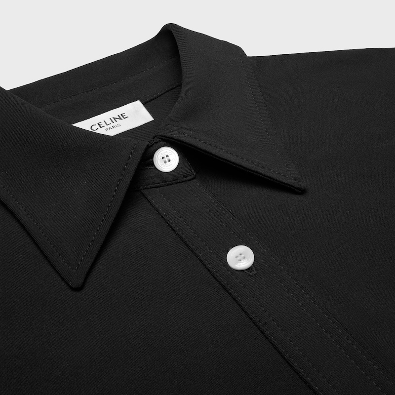 robe chemise en jersey de viscose