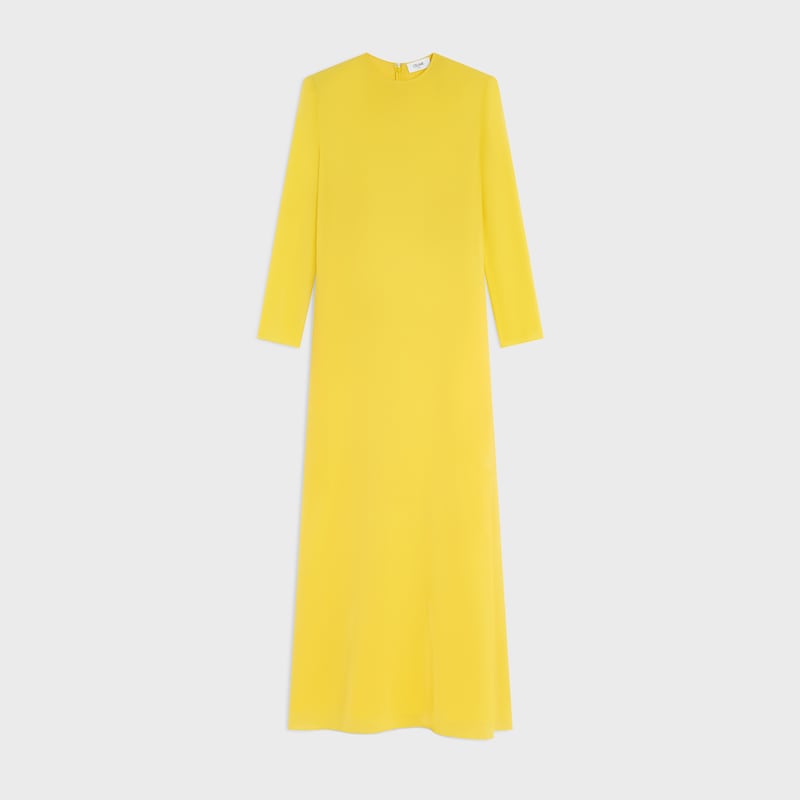 robe en georgette de soie
